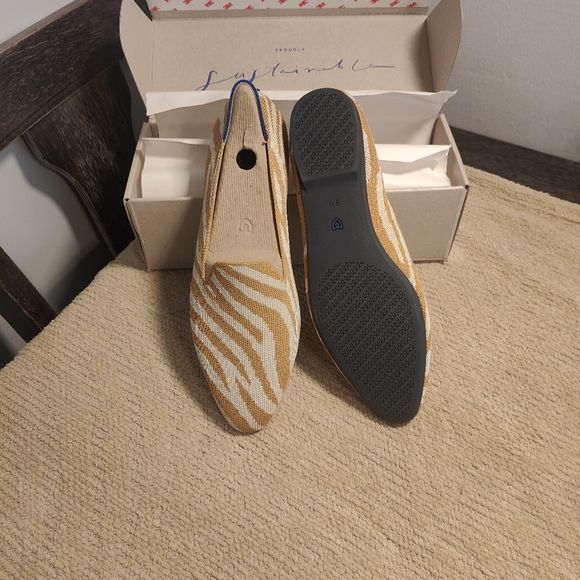 Rothy's BROWN ZEBRA The Almond Loafer - Picture 2 of 7